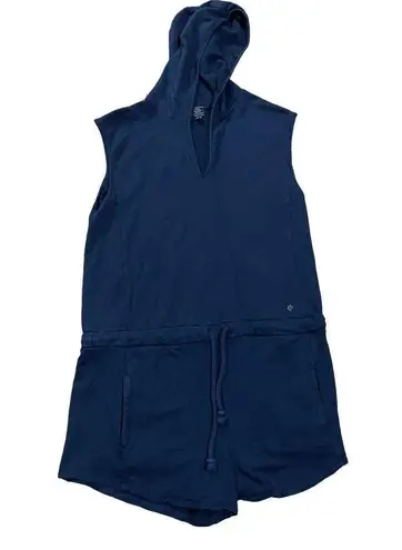 Pink Lotus PL Movement by Women's Mantra Romper with SS Drawstring & Hoodie M Na