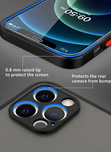 Ultra Slim Lightweight Protective iPhone 12 Pro Case Black