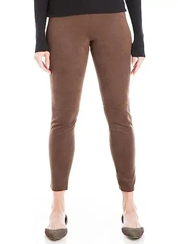 Max Studio NWT  Women’s Brown High Waist Stretchable Pull On Cropped Pants Size S