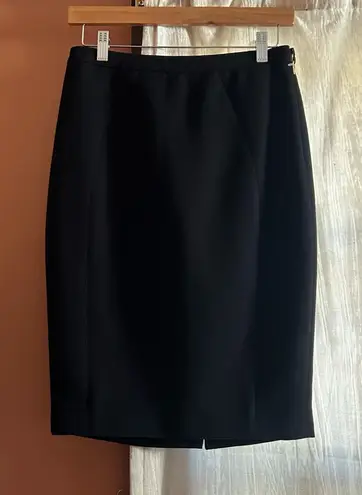Ted Baker Taalis Woven Pencil Skirt Black Wrinkle Resistant Size 1 US Size 4 (S)