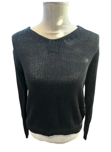Harper Navy Blue Sweater with Back Detail Size S