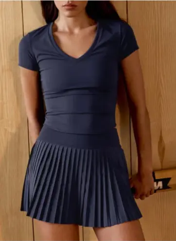 Adanola Charcoal Pleated Mini Skort 12/14