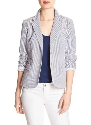 Banana Republic | Seersucker Academy Blazer Blue Size 4P