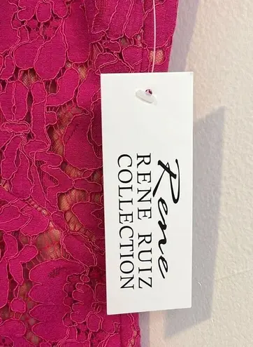 Rene by Rene Ruiz Lace Sheath Dress NWT Size 4