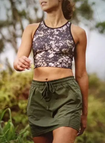 Title Nine Blue Skirt with Drawstring Switchback Ultralight Hiking Skort