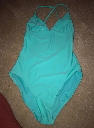 Old Navy Turquoise One Piece Swimsuit