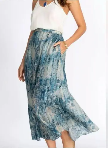 Johnny Was ✨ Santorini Silk Maxi Sz Medium Skirt✨