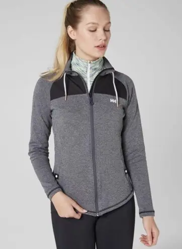 Helly Hansen Jacket Women XS Gray Full Zip Track Jacket Training Activewear Vali - Image 9