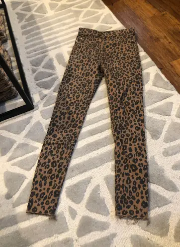 Berksha Bershka Cheetah Skinny Jeans