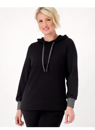 L.A. Idol USA & Kim Gravel Womens Mid Rise Jeans and Pullover Hoodie Size L & 13 Black Size L