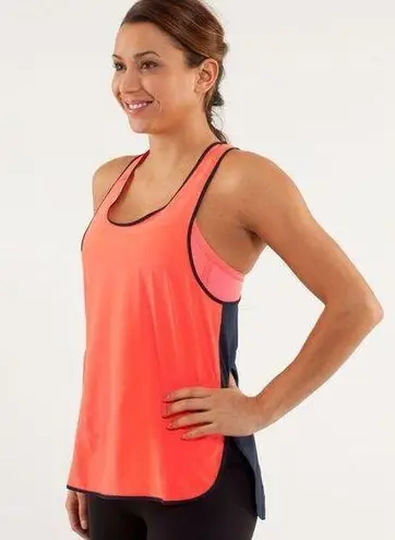 Lululemon Vintage  Pump It Up Tank - Light Flare / Inkwell - 6 - Image 1