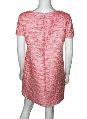 CeCe by Cynthia Steffe Women's Pink Desert Rose Katye Jacquard Shift Dress sz 8