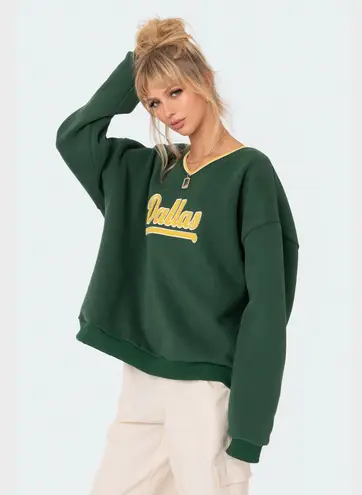 Edikted Green Sweatshirt