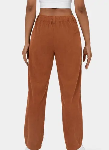 Halara Bombay Brown Mid Rise Corduroy Pants New with Tags