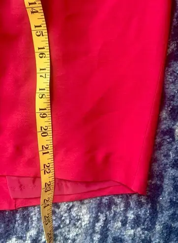 Judith Hart Collection Vintage Striped Red Skirt Silk Suit Set Size 8/10