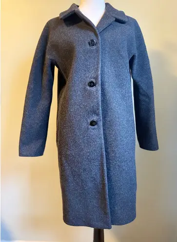 Boden USA Boden Wool Blend Coat Charcoal black Classic preppy boho Y2K 8 academia whimsi
