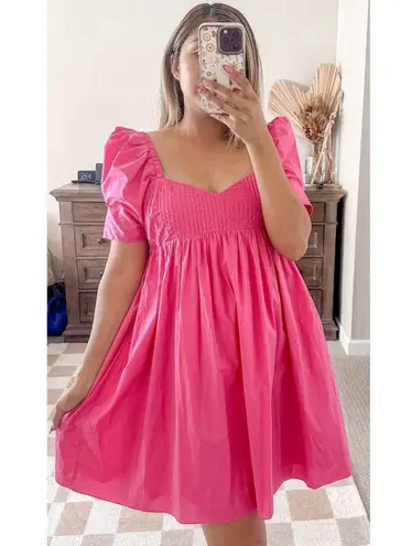 Tuckernuck Hyacinth House French Fuchsia Mini Dress Pink