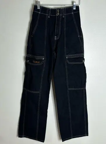 Urban Outfitters BDG  size 25 Women’s Black Denim Cargo Slouchy Skate Jeans