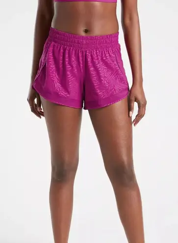 Athleta Printed Mesh Racer Run Short 4" Inseam in Fiji Magnolia Size XL