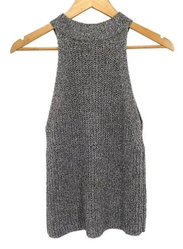 Mango  Knit Mock Neck Tank Top