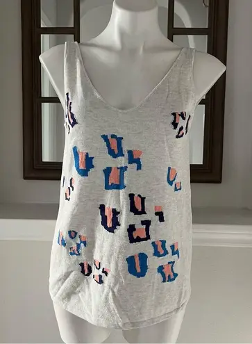 Nic+Zoe Abstract Animal Vital Tank Size S New with Tag