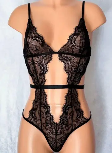 Boutique Black, Hollow & Strap, Teddies, Lingerie Set