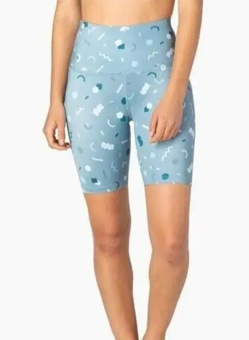 Beyond Yoga  Poketo Collab Lux Geometric Print Biker Short Pattern Printed Active