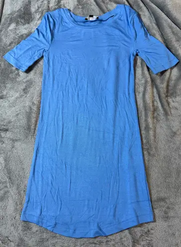 Universal Standard NWT Blue FOUNDATION S/S CREW NECK TEE SZ 4XS 00-0 Modal