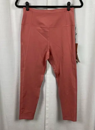 Girlfriend Collective Primrose Peach Pink High Rise Compressive Legging Sz.L NWT