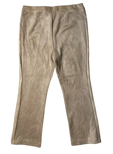 Andrew Marc Marc New York Pull-On Full Control Waist Faux Suede Size Large