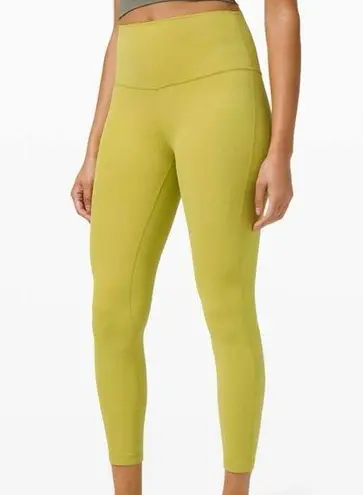 Lululemon  Align Pant 25" in Yellow Pear size 8 athletic leggings high rise yoga