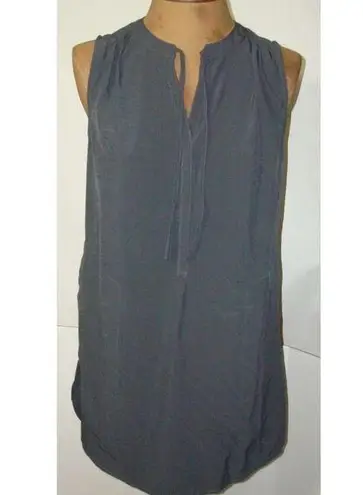 prAna New Womens NWT XS Natassa Tunic Coal Gray UPF Sleeveless Long Top Pockets Dark