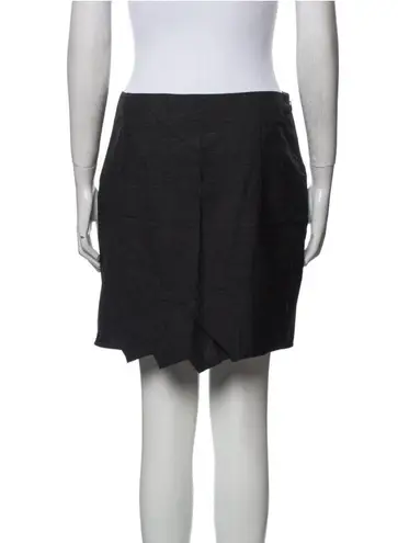 PHILOSOPHY DI ALBERTA FERRETTI Pleated Mini Skirt, Gray, NEW Size M | US8, IT44