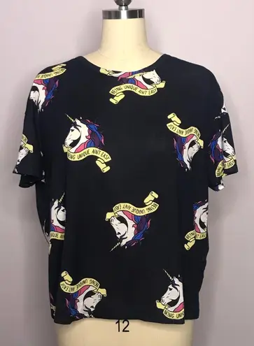 ZARA Trafaluc Unicorn Shirt