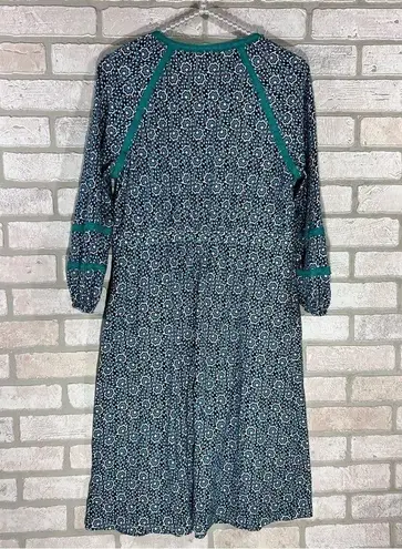 Boden Heidi Jersey Indian Ocean Fringe Dress Size 6