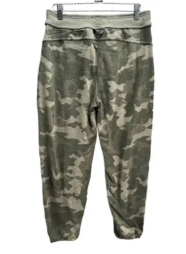 prAna  Sweatpants Womens S Green Camo Jogger Cozy Up Ankle Pant Soft Hemp Tencel