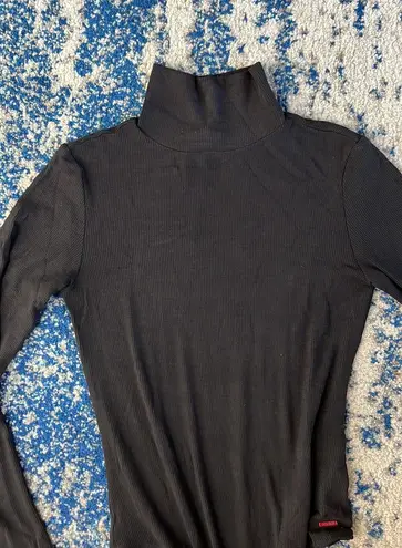 n:philanthropy Brooke Turtleneck Bodysuit in Black XS