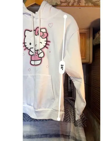 None Hello Kitty Graphic Hoodie - Size Small
