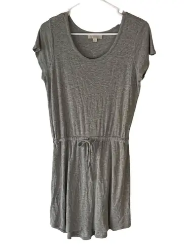 Olive & Oak Women's Size Medium Gray Ribbed Knit Above Knee Dress