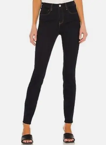 L'Agence NWT Marguerite High Rise Skinny Jeans In Dark Blue Ink Wash Size 24