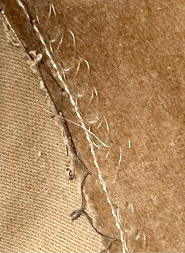 Vintage Brown Velvet Pants 60s 70s Unisex Sz 34x31 Bohemian Hippy Flower Power