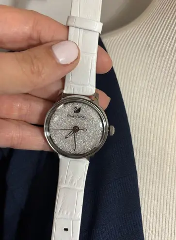 Swavorski Authentic Swarovski Crystalline Hours White Ladies watch