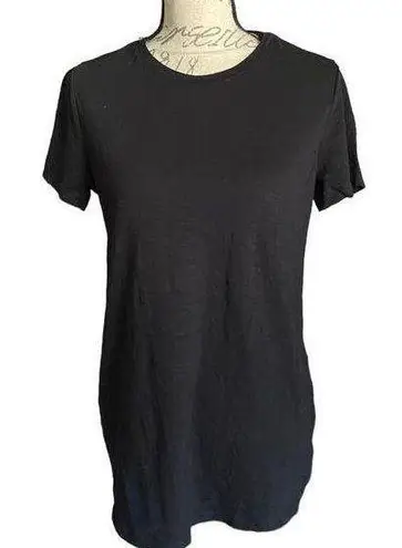 Felina  Black Cotton Blend Short Sleeve Shirt Size Medium NWOT