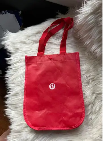 Lululemon Red Tote Bag
