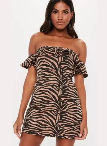 Missguided Off The Shoulder Dress