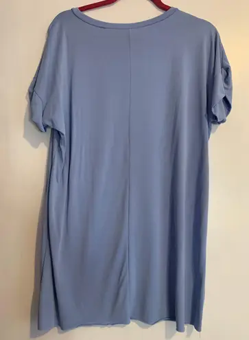 JOE & ELLE Blue T Shirt Dress