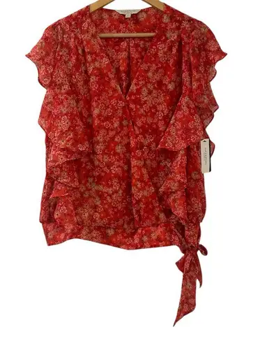 Liverpool Top Women's Size S Floral V