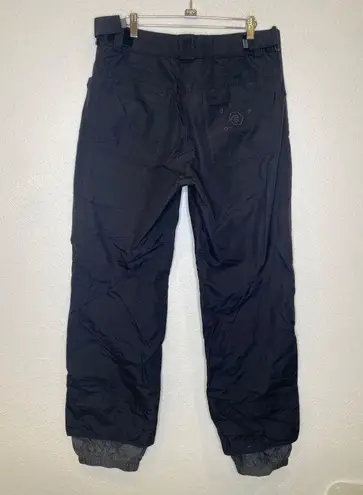 Burton Formula Women’s Blk Snowboarding Pants Sz Lg Zippers Pockets Winter Warm