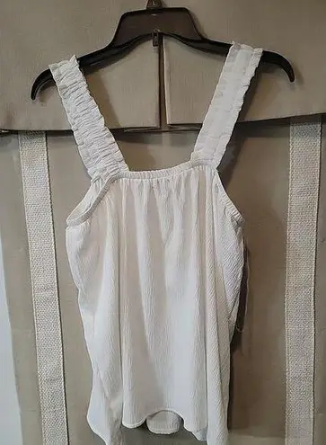 Olivia Rae New York Womens White Mini Summer Top B9