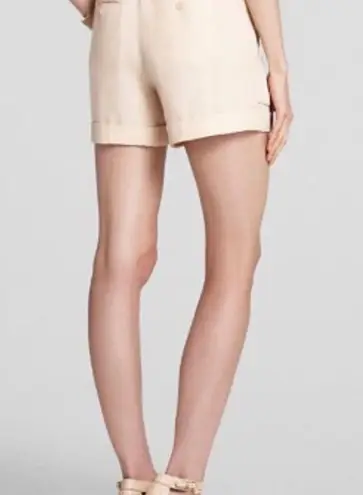 BCBGMAXAZRIA  Women Addison High Waist Shorts Beige Color Size S BNWT $138